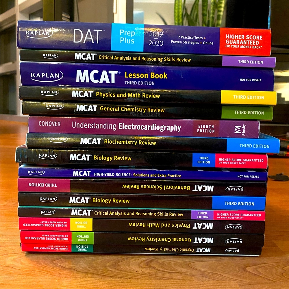 MCAT prep books for sale